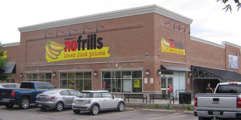 [No Frills store]