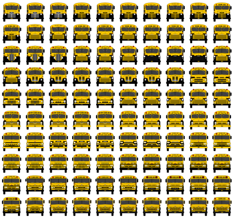 [Mercer County buses nos. 100-199]