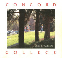 [Concord College promotional booklet, circa 1990]
