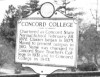 [Concord College historical marker]