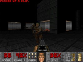 [Doom screenshot]