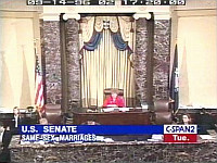 [The senate debates DOMA in 1996]