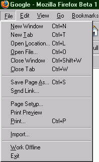 [File menu with 3D appearance]