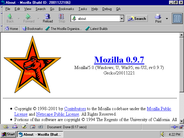 [Mozilla 0.9.7 screenshot]