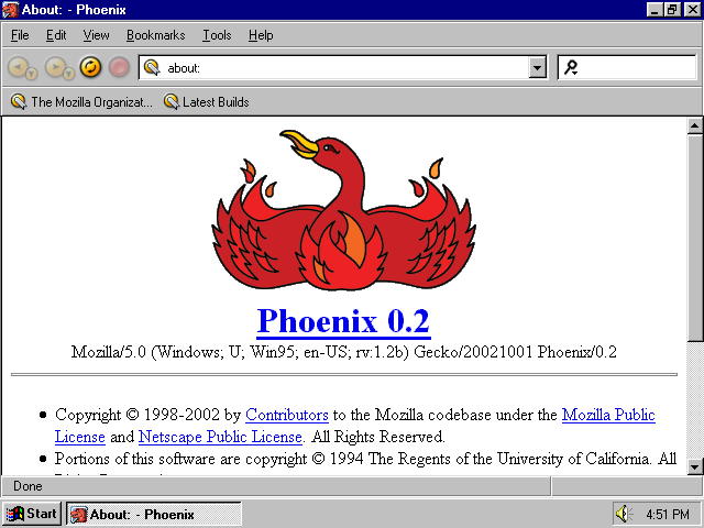 [Phoenix 0.2 screenshot]