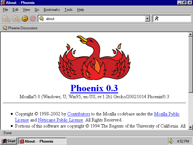 [Phoenix 0.3 screenshot]