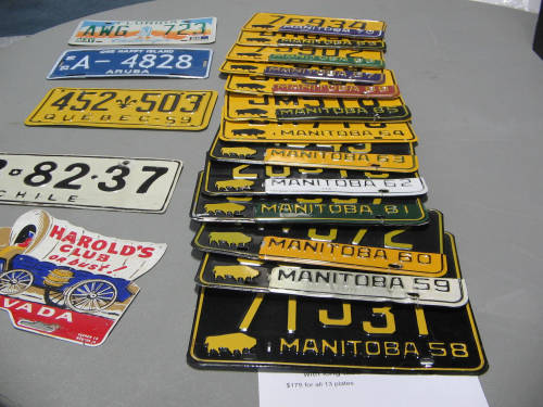 [Manitoba 1958-70 license plates]