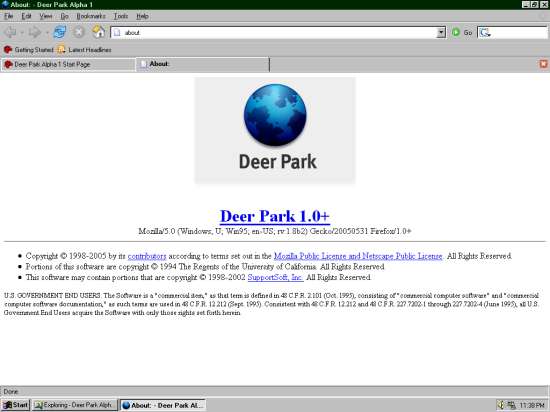[Deer Park Alpha 1 screenshot]