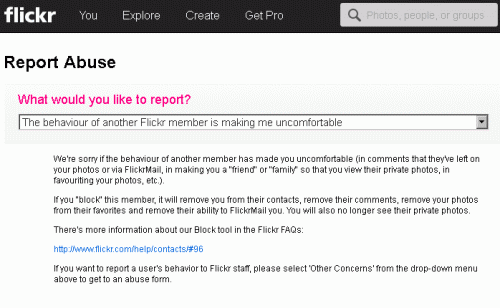 [Flickr Report Abuse]