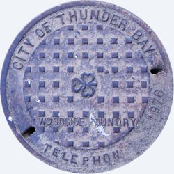 [Thunder Bay manhole cover]