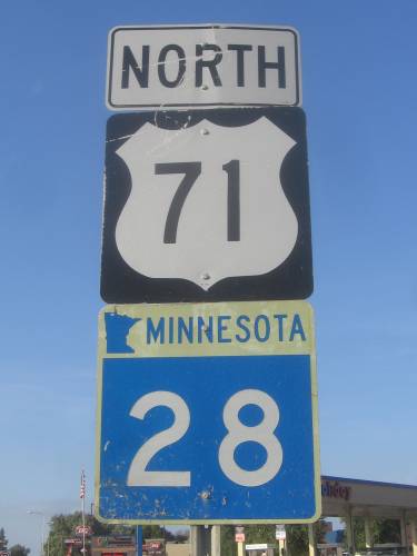 [Minnesota road sign]
