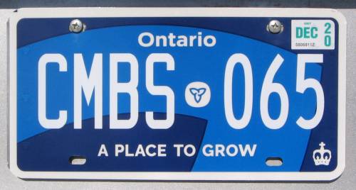 [Ontario's terrible new licence plate design]
