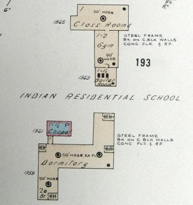 [Fort Frances residential school plan]