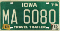 [Iowa 1985 travel trailer]
