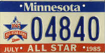 [Minnesota 1985 Twins All-Star Game]