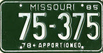[Missouri 1985 apportioned]