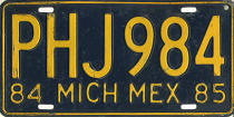 [Michoacán, Mexico 1984-85]