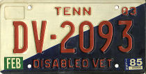 [Tennessee 1985 disabled veteran]