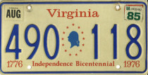 [Virginia 1985 Independence Bicentennial]