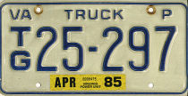 [Virginia 1985 truck]
