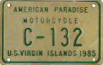 [U.S. Virgin Islands 1985 motorcycle]