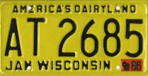 [Wisconsin license plate]