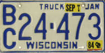 [Wisconsin 1984 truck]