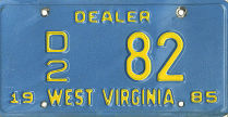 [West Virginia 1985 dealer]