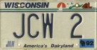 [Wisconsin license plate number JCW 2]
