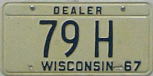 [Wisconsin 1967 dealer]