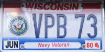 [Wisconsin 2009 Navy Veteran personalized]