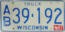 [Wisconsin 1987 truck]