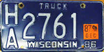 [Wisconsin 1987 insert truck]