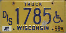 [Wisconsin 1998 disabled truck]