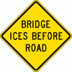 [Bridge Ices Before Road]