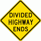 [Divided Highway Ends]