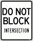[Do Not Block Intersection]