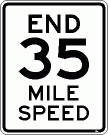 [End 35 Mile Speed]