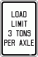 [Load Limit 3 Tons per Axle]