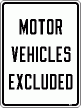 [Motor Vehicles Excluded]