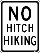 [No Hitchhiking]