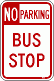 [No Parking Bus Stop]