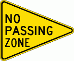 [No Passing Zone]