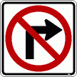 [No Right Turn]