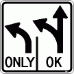 [Lane use]