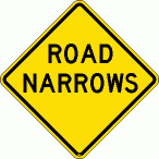 [Road Narrows]