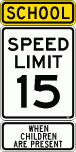 [School Speed Limit 15]