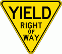 [Yield Right of Way]