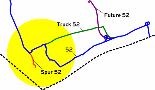 [US 52 Special routes]