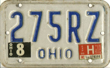 [Ohio motorcycle plate]